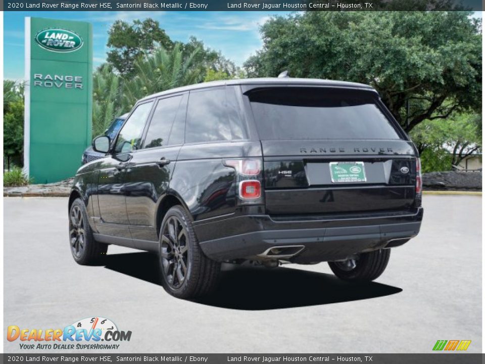 2020 Land Rover Range Rover HSE Santorini Black Metallic / Ebony Photo #5