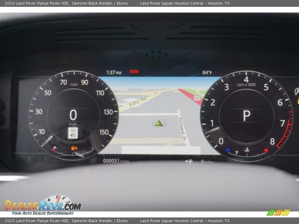 2020 Land Rover Range Rover HSE Santorini Black Metallic / Ebony Photo #7