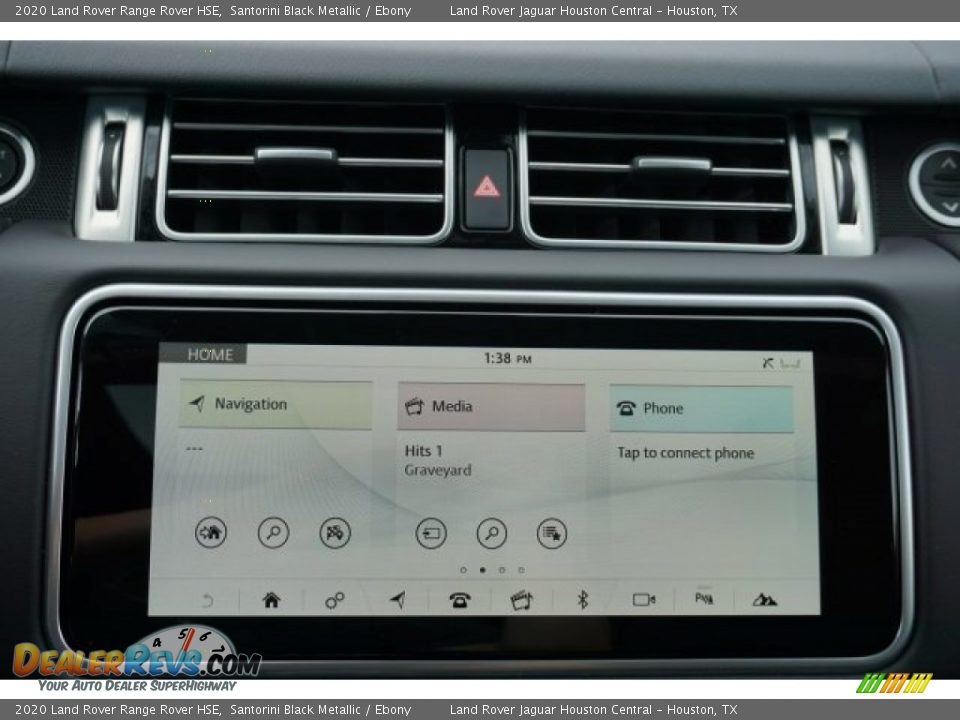 2020 Land Rover Range Rover HSE Santorini Black Metallic / Ebony Photo #8