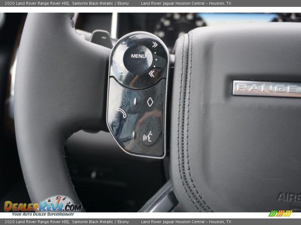 2020 Land Rover Range Rover HSE Santorini Black Metallic / Ebony Photo #14