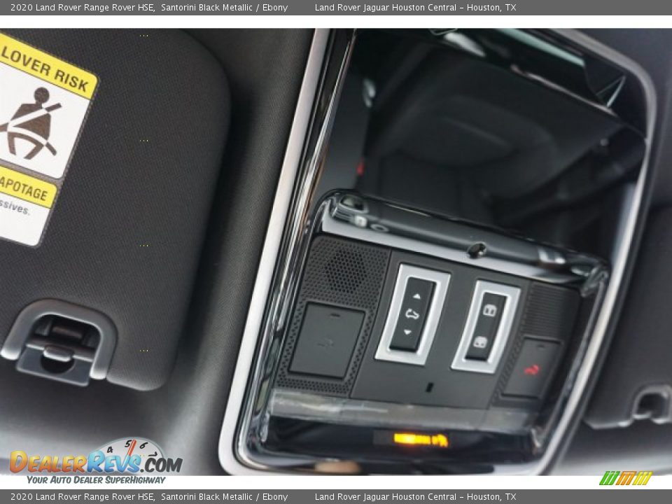 2020 Land Rover Range Rover HSE Santorini Black Metallic / Ebony Photo #18