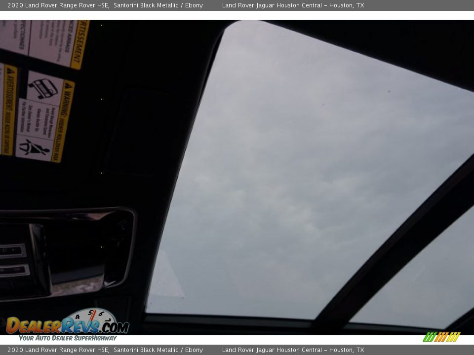 2020 Land Rover Range Rover HSE Santorini Black Metallic / Ebony Photo #23