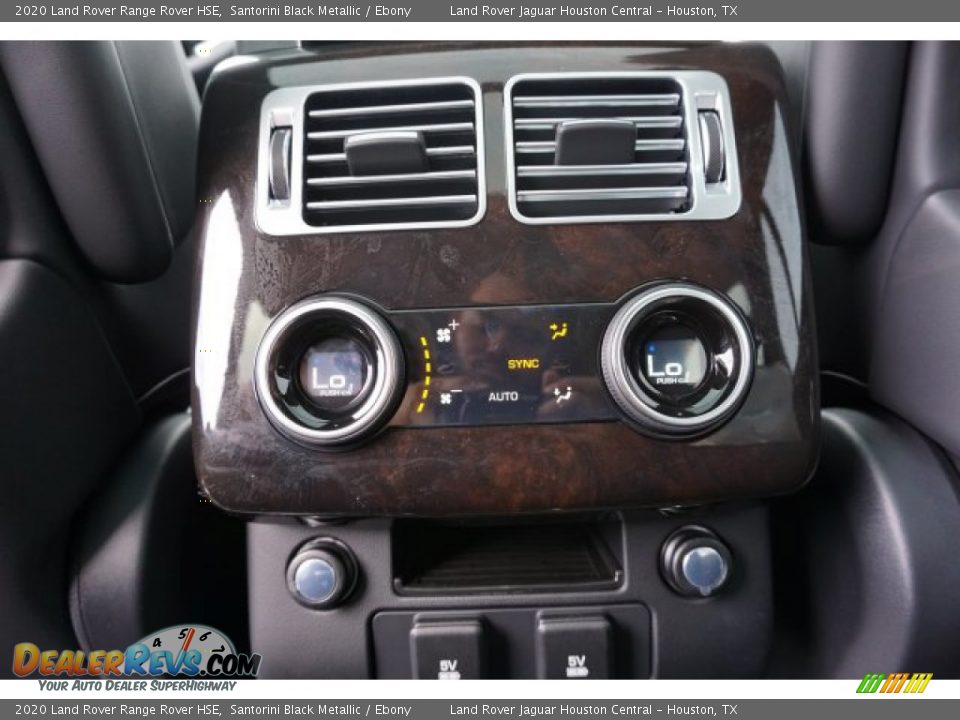 2020 Land Rover Range Rover HSE Santorini Black Metallic / Ebony Photo #24