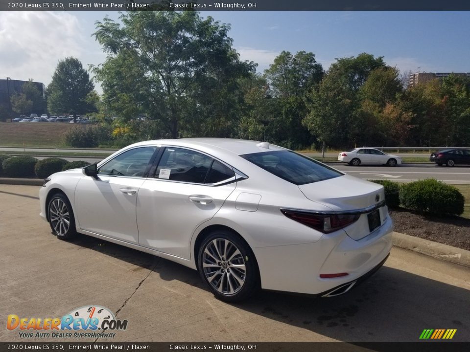 2020 Lexus ES 350 Eminent White Pearl / Flaxen Photo #4