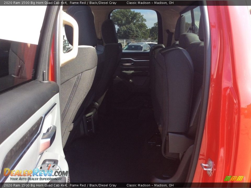 2020 Ram 1500 Big Horn Quad Cab 4x4 Flame Red / Black/Diesel Gray Photo #17