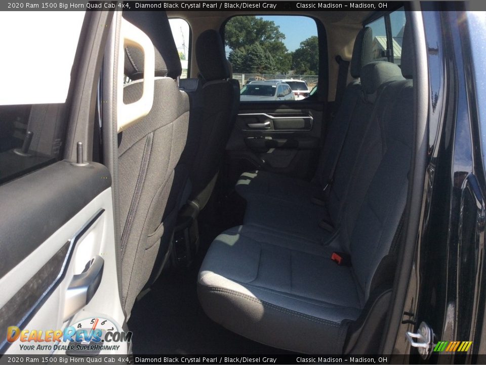 2020 Ram 1500 Big Horn Quad Cab 4x4 Diamond Black Crystal Pearl / Black/Diesel Gray Photo #16