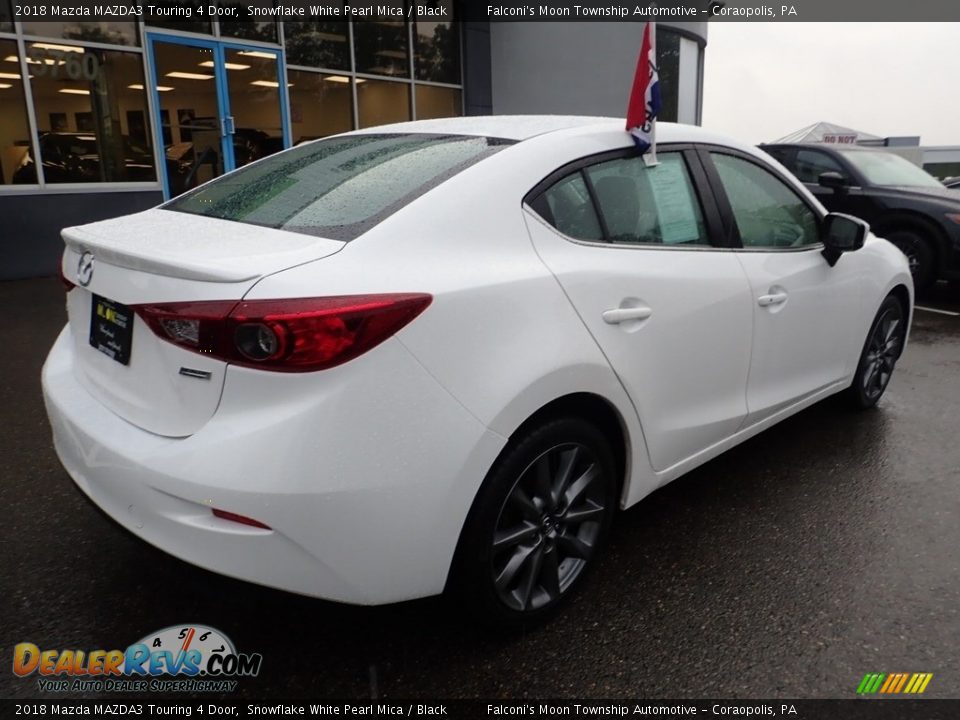 2018 Mazda MAZDA3 Touring 4 Door Snowflake White Pearl Mica / Black Photo #2