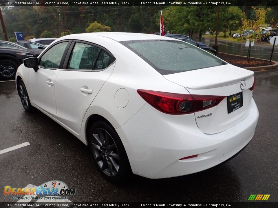 2018 Mazda MAZDA3 Touring 4 Door Snowflake White Pearl Mica / Black Photo #4