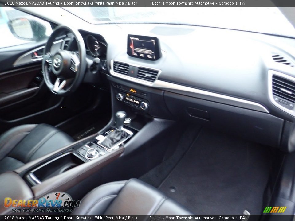 2018 Mazda MAZDA3 Touring 4 Door Snowflake White Pearl Mica / Black Photo #11