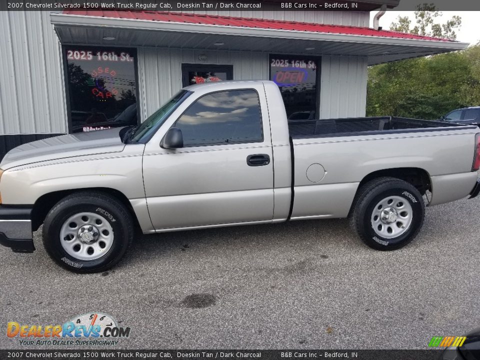 2007 Chevrolet Silverado 1500 Work Truck Regular Cab Doeskin Tan / Dark Charcoal Photo #1
