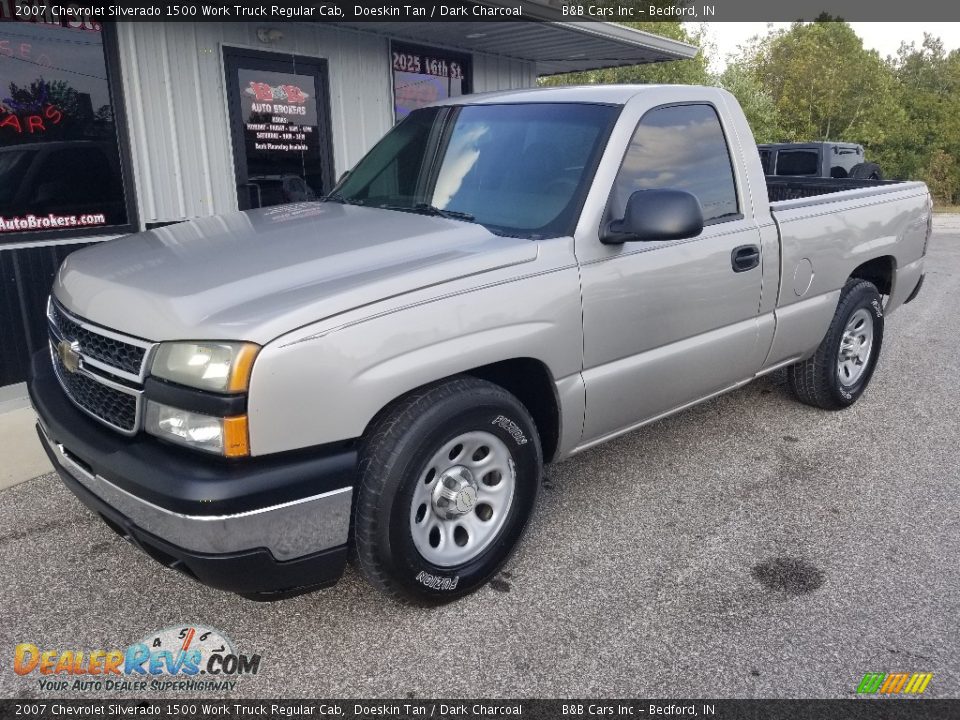 2007 Chevrolet Silverado 1500 Work Truck Regular Cab Doeskin Tan / Dark Charcoal Photo #2