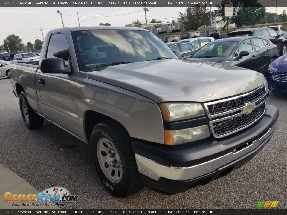 2007 Chevrolet Silverado 1500 Work Truck Regular Cab Doeskin Tan / Dark Charcoal Photo #6