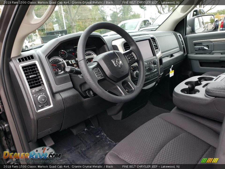 2019 Ram 1500 Classic Warlock Quad Cab 4x4 Granite Crystal Metallic / Black Photo #7