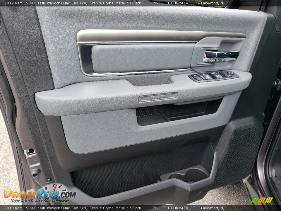 2019 Ram 1500 Classic Warlock Quad Cab 4x4 Granite Crystal Metallic / Black Photo #8