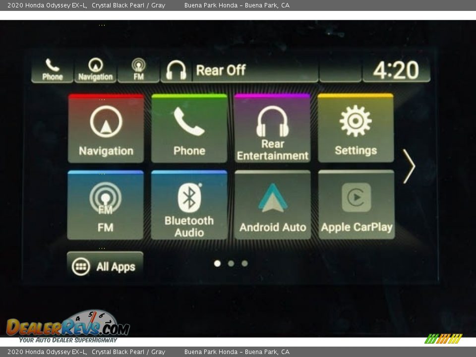 2020 Honda Odyssey EX-L Crystal Black Pearl / Gray Photo #17