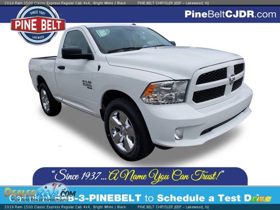 2019 Ram 1500 Classic Express Regular Cab 4x4 Bright White / Black Photo #1