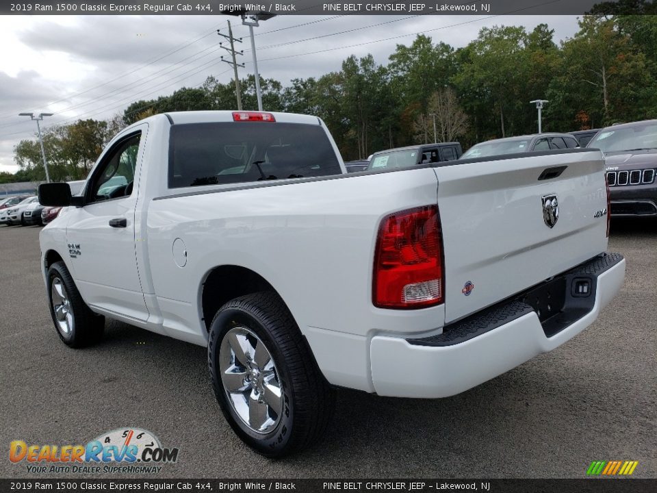 2019 Ram 1500 Classic Express Regular Cab 4x4 Bright White / Black Photo #4