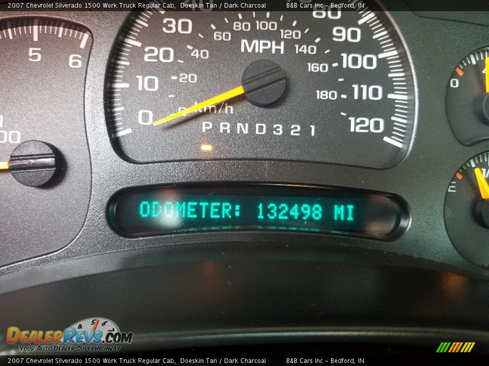 2007 Chevrolet Silverado 1500 Work Truck Regular Cab Doeskin Tan / Dark Charcoal Photo #17