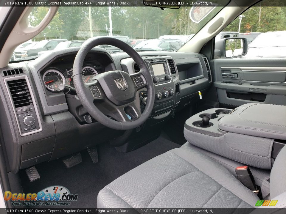 Black Interior - 2019 Ram 1500 Classic Express Regular Cab 4x4 Photo #7