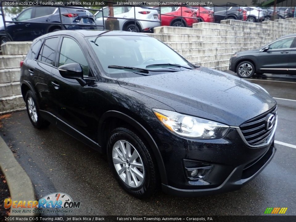 2016 Mazda CX-5 Touring AWD Jet Black Mica / Black Photo #4