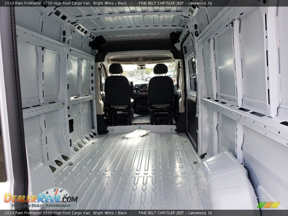 2019 Ram ProMaster 3500 High Roof Cargo Van Bright White / Black Photo #6