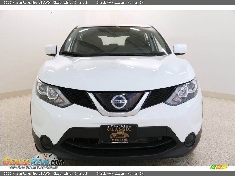 2019 Nissan Rogue Sport S AWD Glacier White / Charcoal Photo #2