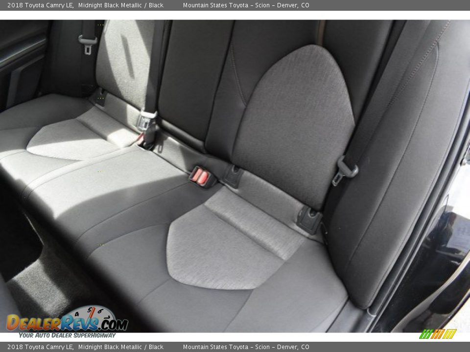 2018 Toyota Camry LE Midnight Black Metallic / Black Photo #21