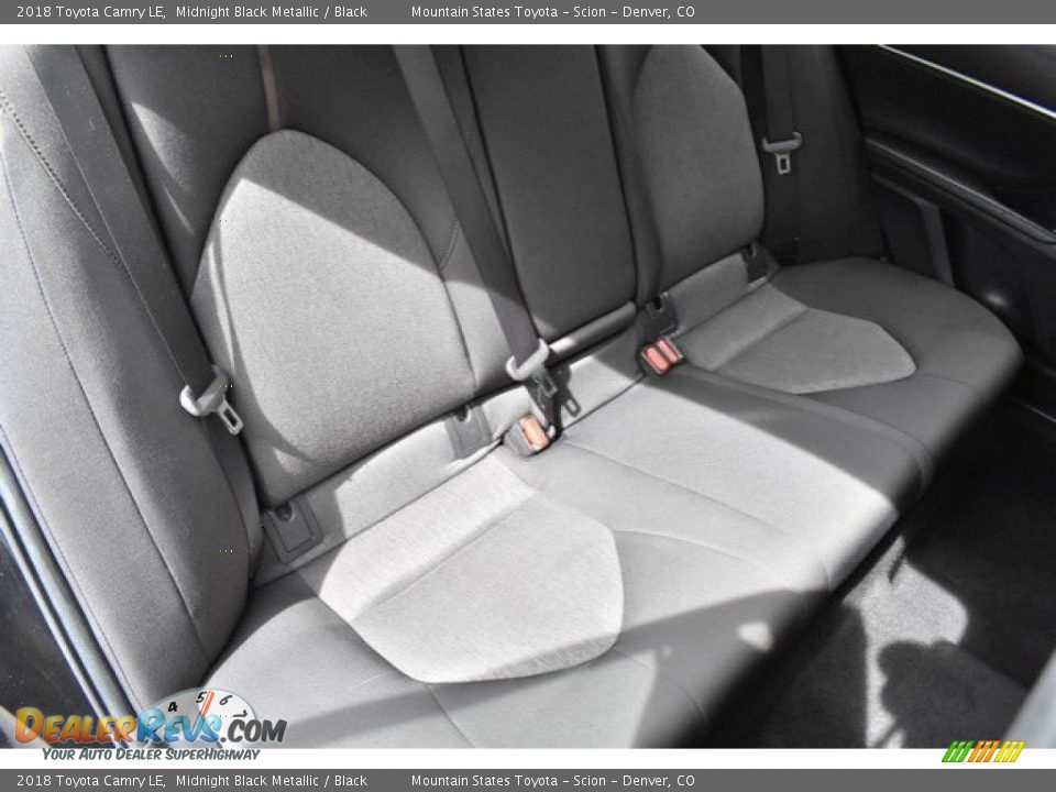 2018 Toyota Camry LE Midnight Black Metallic / Black Photo #22