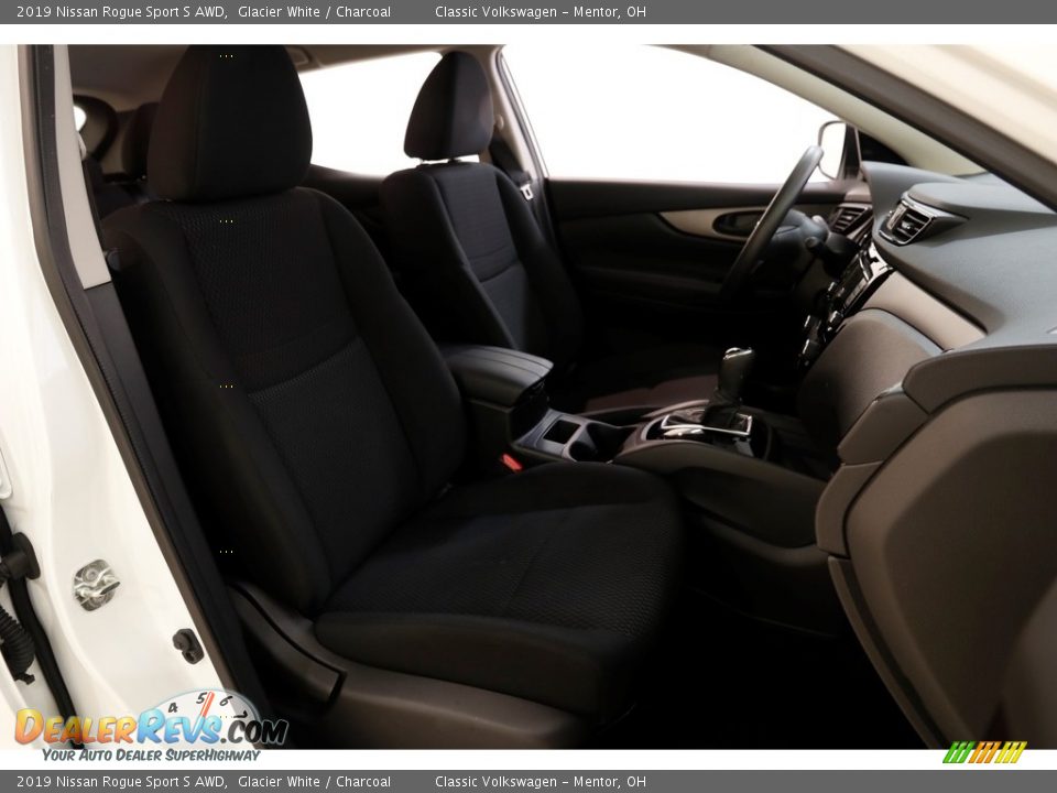 2019 Nissan Rogue Sport S AWD Glacier White / Charcoal Photo #17