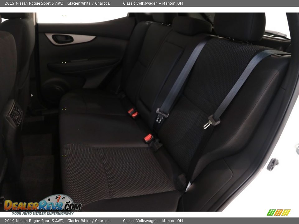 2019 Nissan Rogue Sport S AWD Glacier White / Charcoal Photo #19