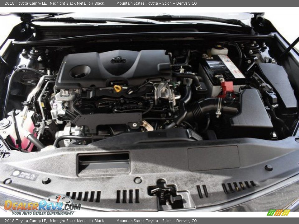 2018 Toyota Camry LE Midnight Black Metallic / Black Photo #27