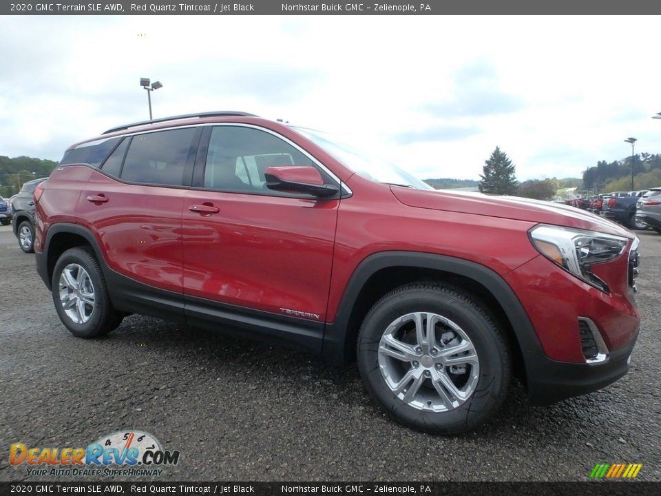 2020 GMC Terrain SLE AWD Red Quartz Tintcoat / Jet Black Photo #3
