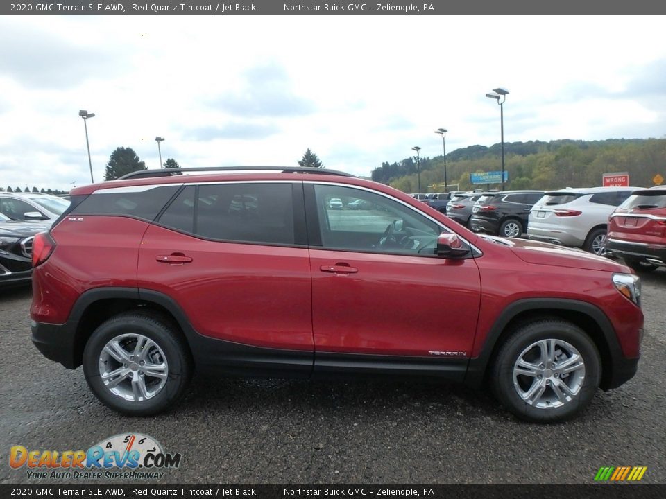 2020 GMC Terrain SLE AWD Red Quartz Tintcoat / Jet Black Photo #4
