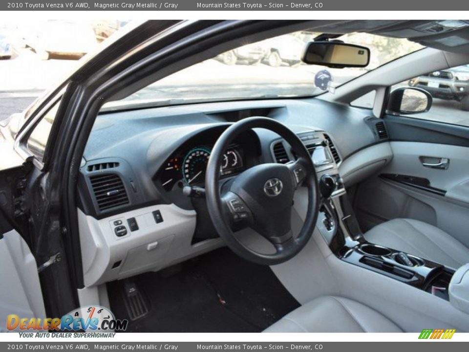 2010 Toyota Venza V6 AWD Magnetic Gray Metallic / Gray Photo #10