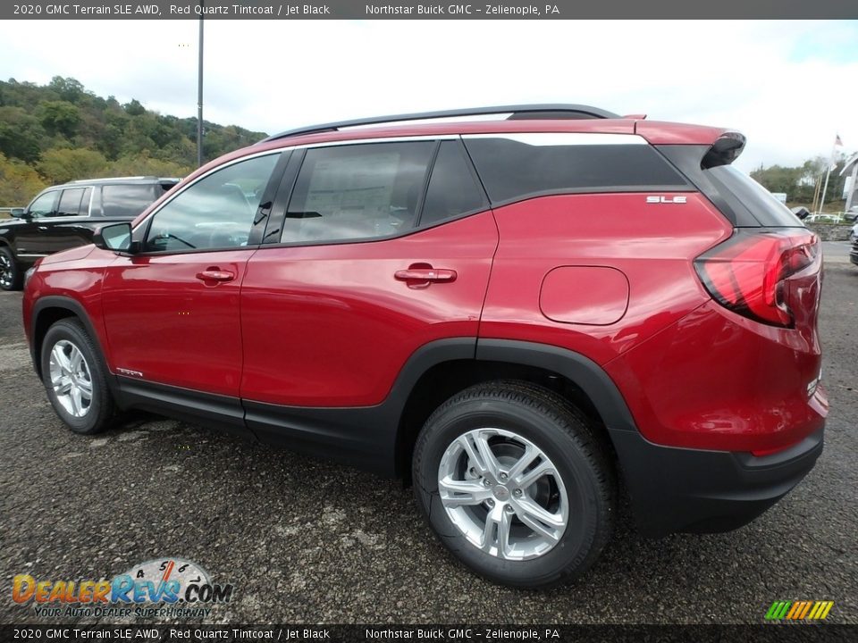 2020 GMC Terrain SLE AWD Red Quartz Tintcoat / Jet Black Photo #8