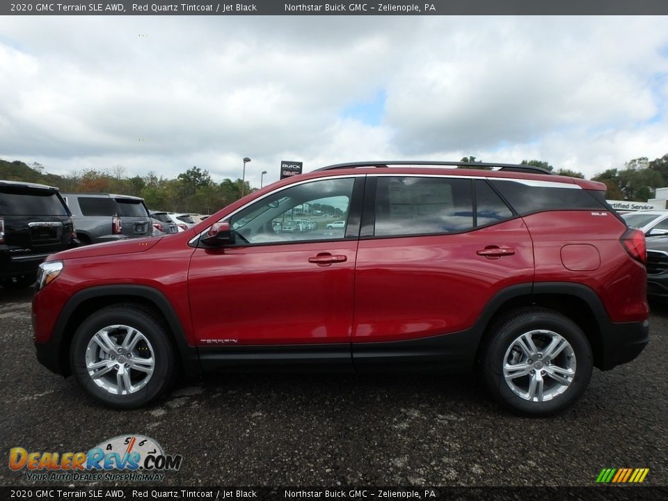 2020 GMC Terrain SLE AWD Red Quartz Tintcoat / Jet Black Photo #9