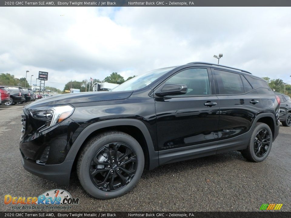 2020 GMC Terrain SLE AWD Ebony Twilight Metallic / Jet Black Photo #1