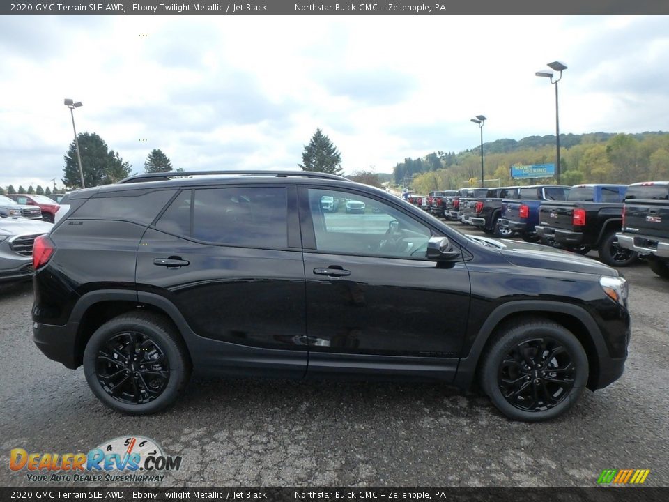 2020 GMC Terrain SLE AWD Ebony Twilight Metallic / Jet Black Photo #4