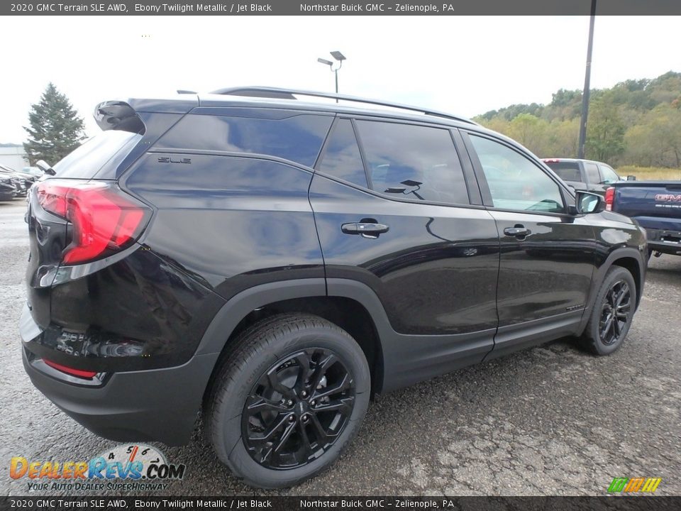 2020 GMC Terrain SLE AWD Ebony Twilight Metallic / Jet Black Photo #5