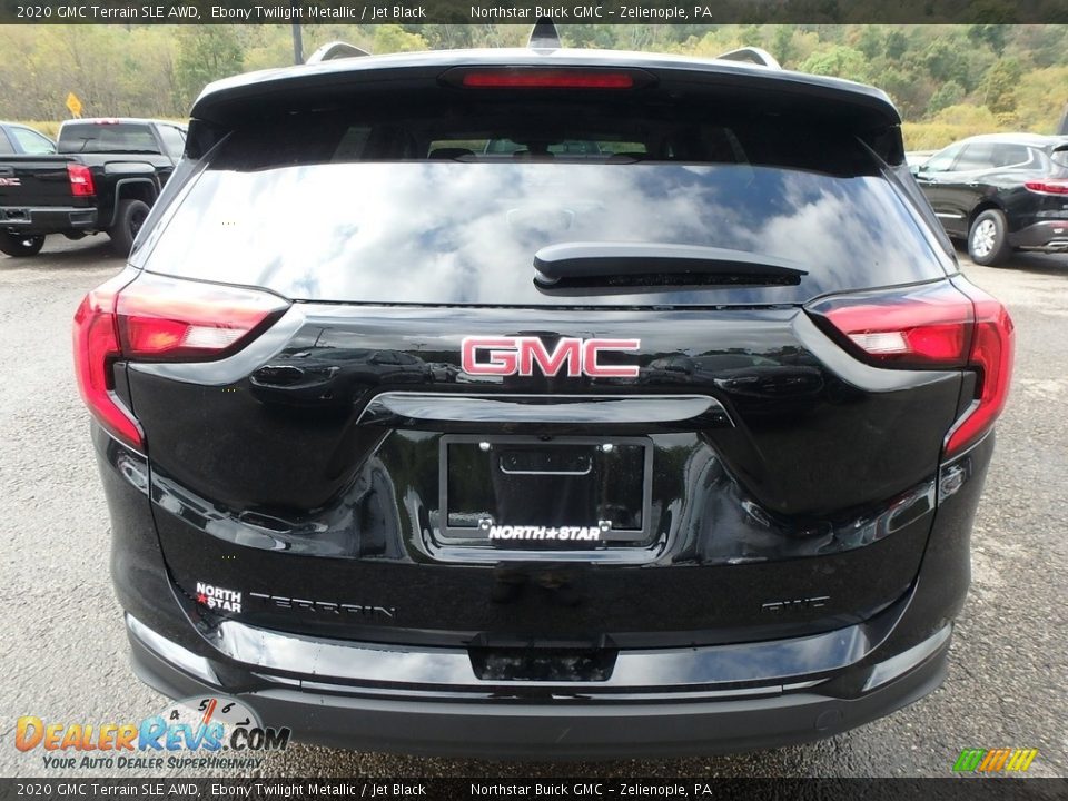 2020 GMC Terrain SLE AWD Ebony Twilight Metallic / Jet Black Photo #6