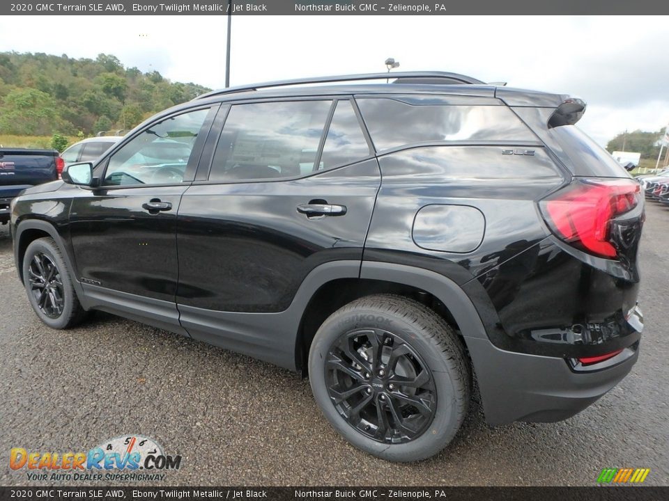2020 GMC Terrain SLE AWD Ebony Twilight Metallic / Jet Black Photo #8