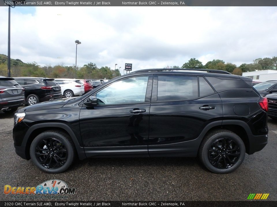 2020 GMC Terrain SLE AWD Ebony Twilight Metallic / Jet Black Photo #9