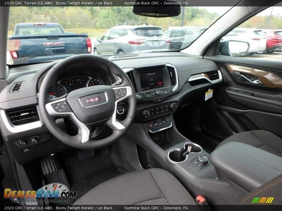 2020 GMC Terrain SLE AWD Ebony Twilight Metallic / Jet Black Photo #14