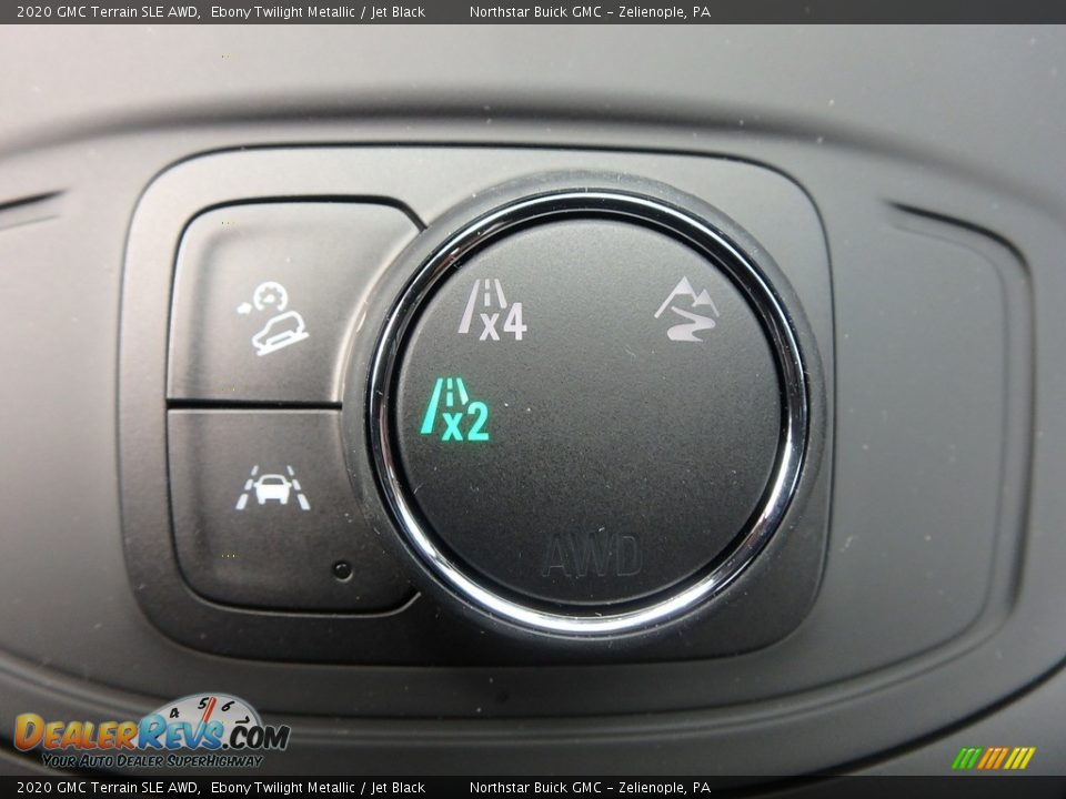 2020 GMC Terrain SLE AWD Ebony Twilight Metallic / Jet Black Photo #17