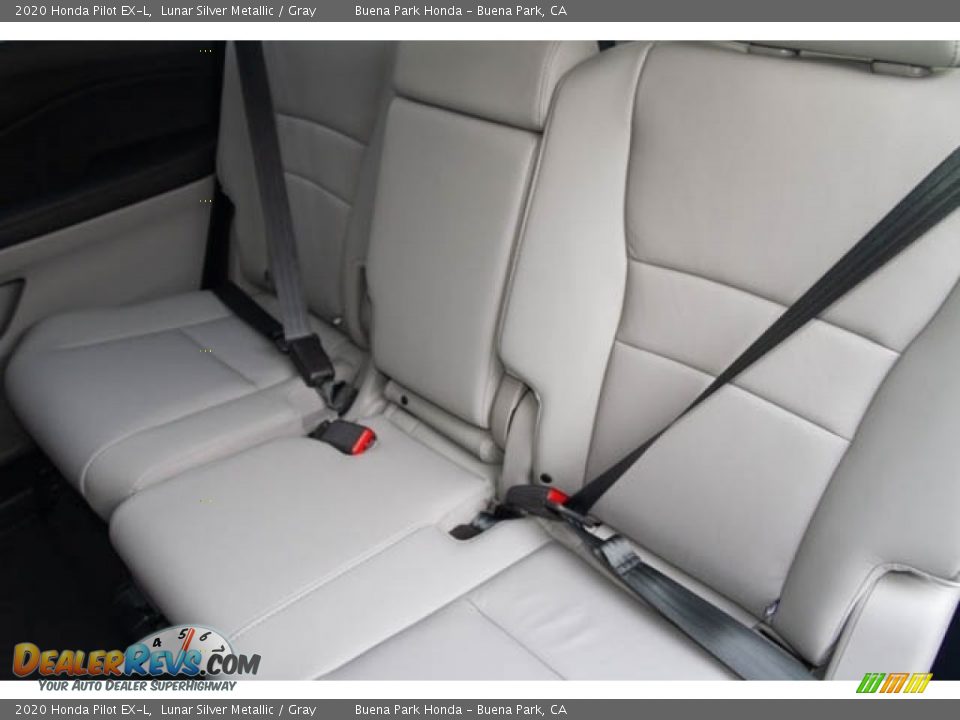 2020 Honda Pilot EX-L Lunar Silver Metallic / Gray Photo #28
