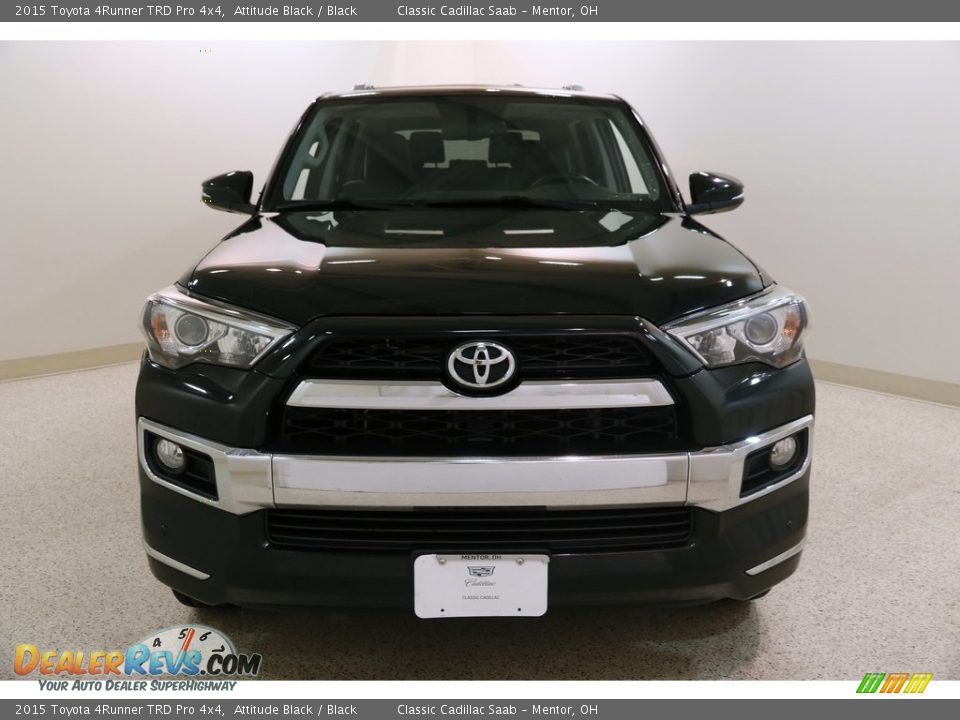 2015 Toyota 4Runner TRD Pro 4x4 Attitude Black / Black Photo #2