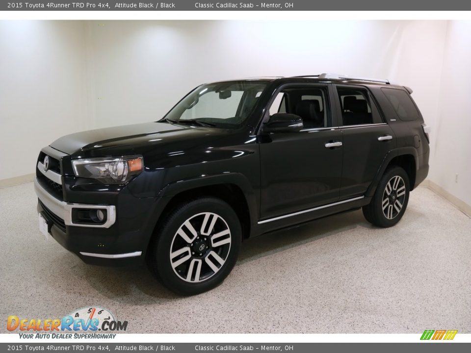 2015 Toyota 4Runner TRD Pro 4x4 Attitude Black / Black Photo #3