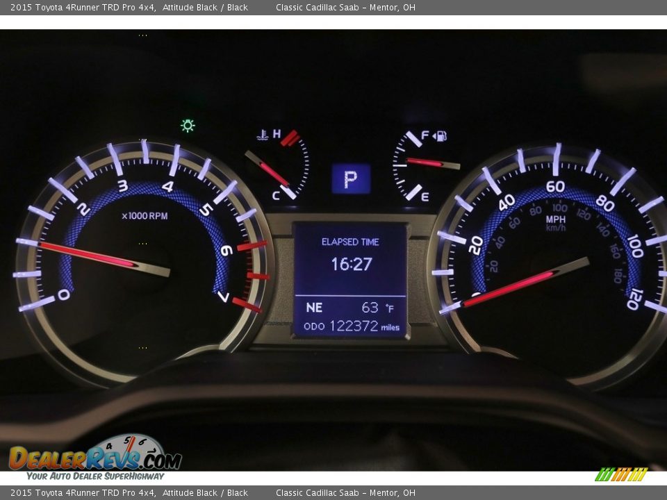 2015 Toyota 4Runner TRD Pro 4x4 Attitude Black / Black Photo #7