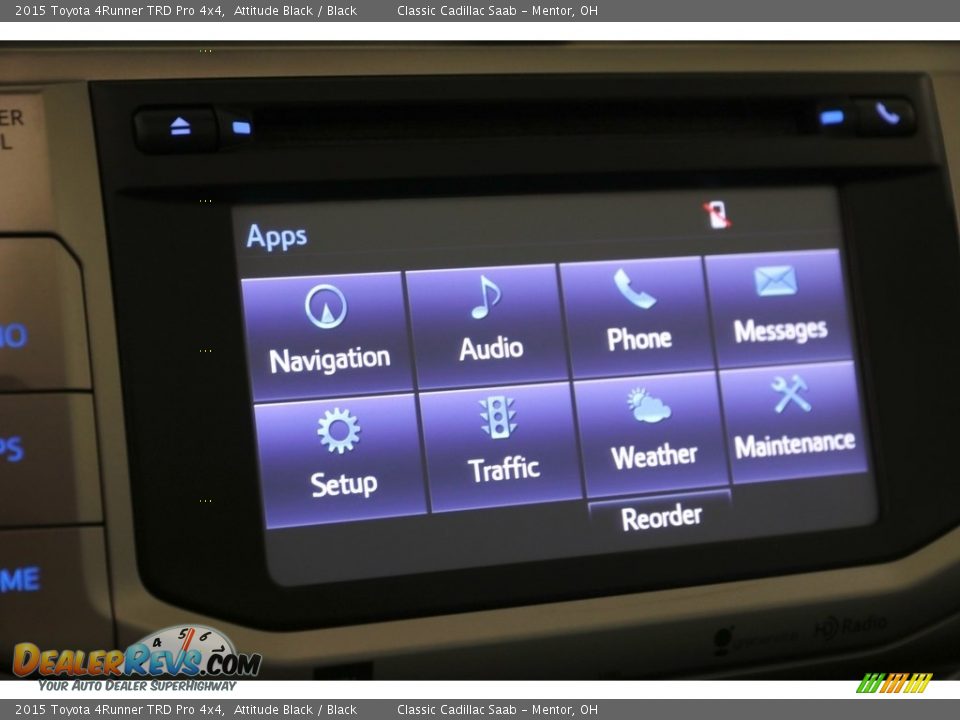 2015 Toyota 4Runner TRD Pro 4x4 Attitude Black / Black Photo #10