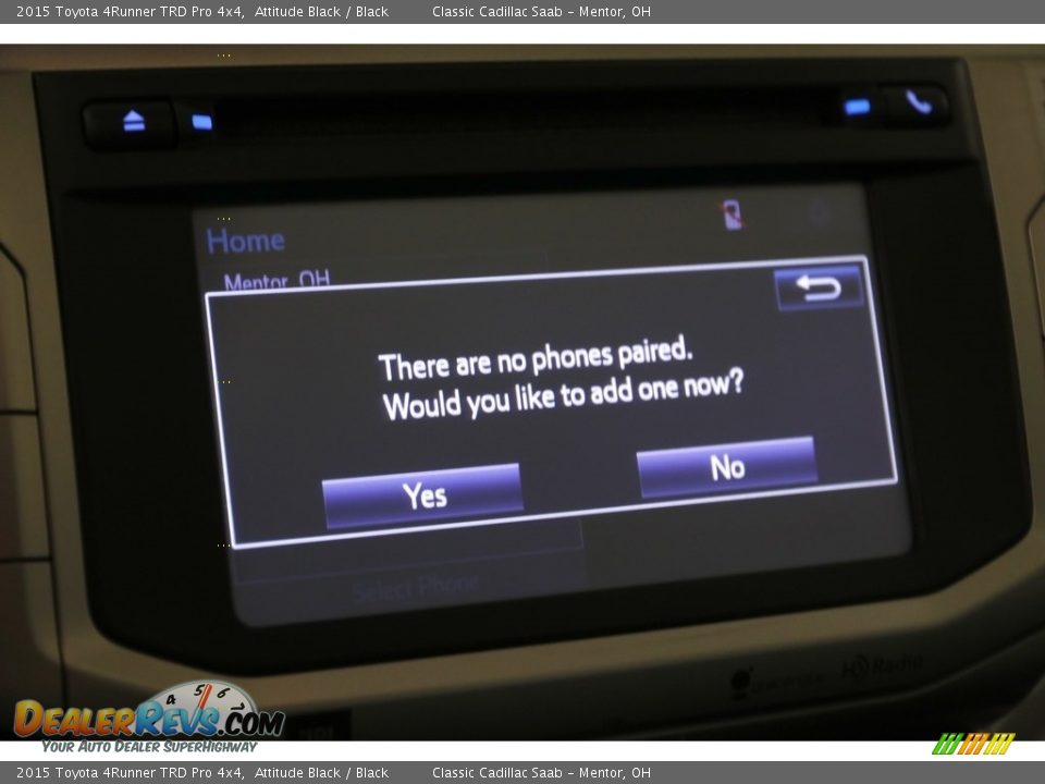 2015 Toyota 4Runner TRD Pro 4x4 Attitude Black / Black Photo #12